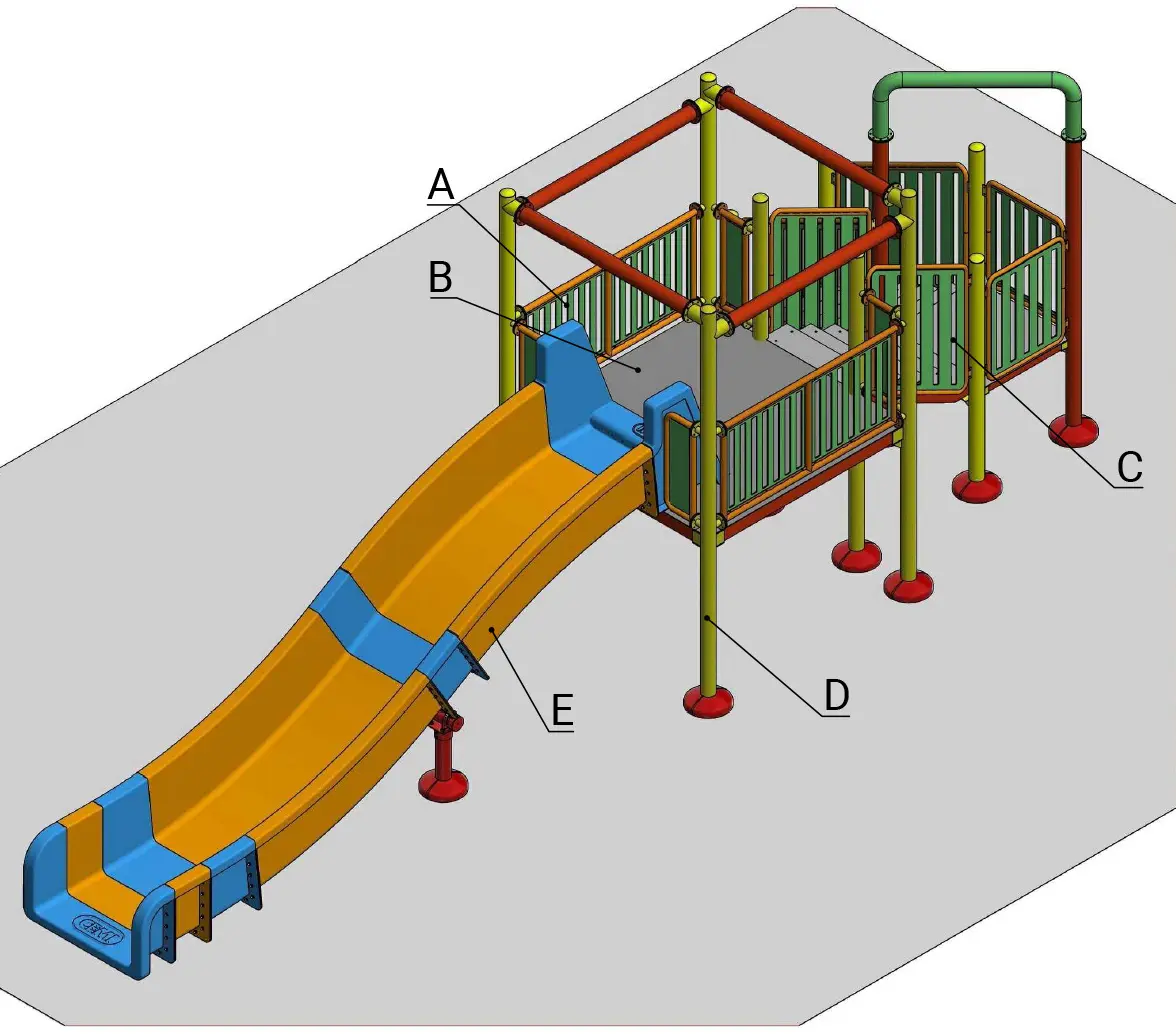 N°1 tower with n°1 slide