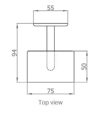 Anchorage for wall handrails