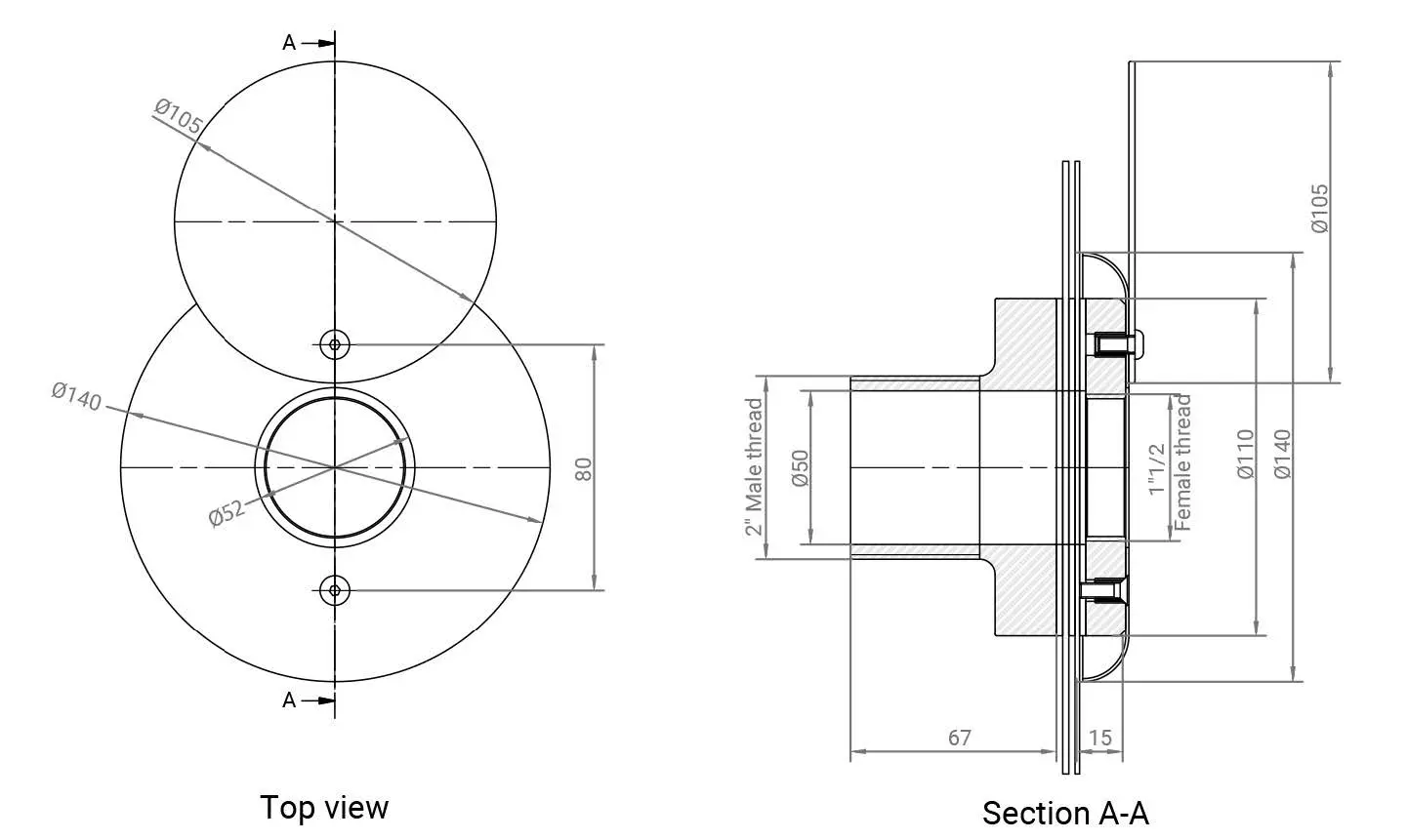 Vacuum outlet