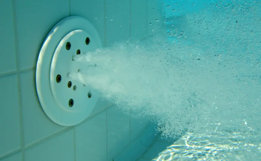 PVC nozzle for hydromassage