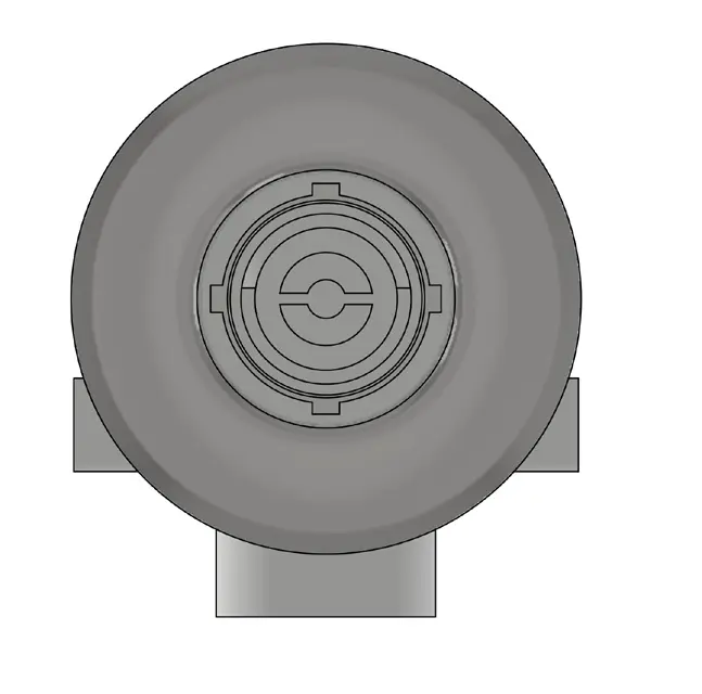 PVC nozzle for hydromassage