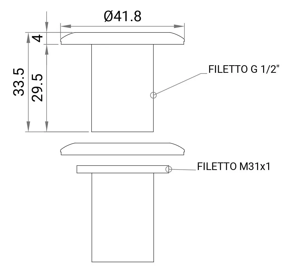 Air inlets drilled