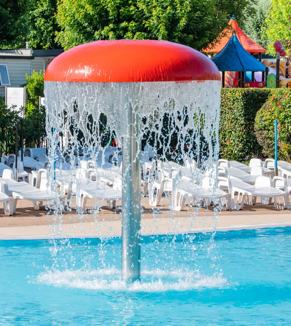 Mushroom fountain