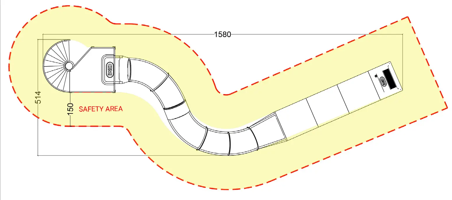 Free linear tube