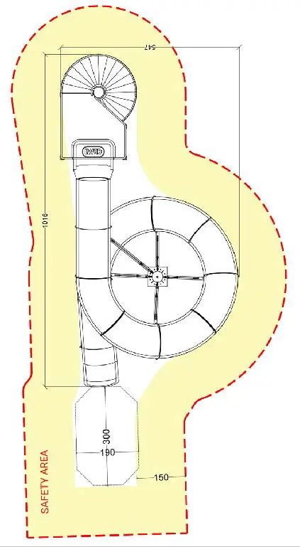 Left twist tube