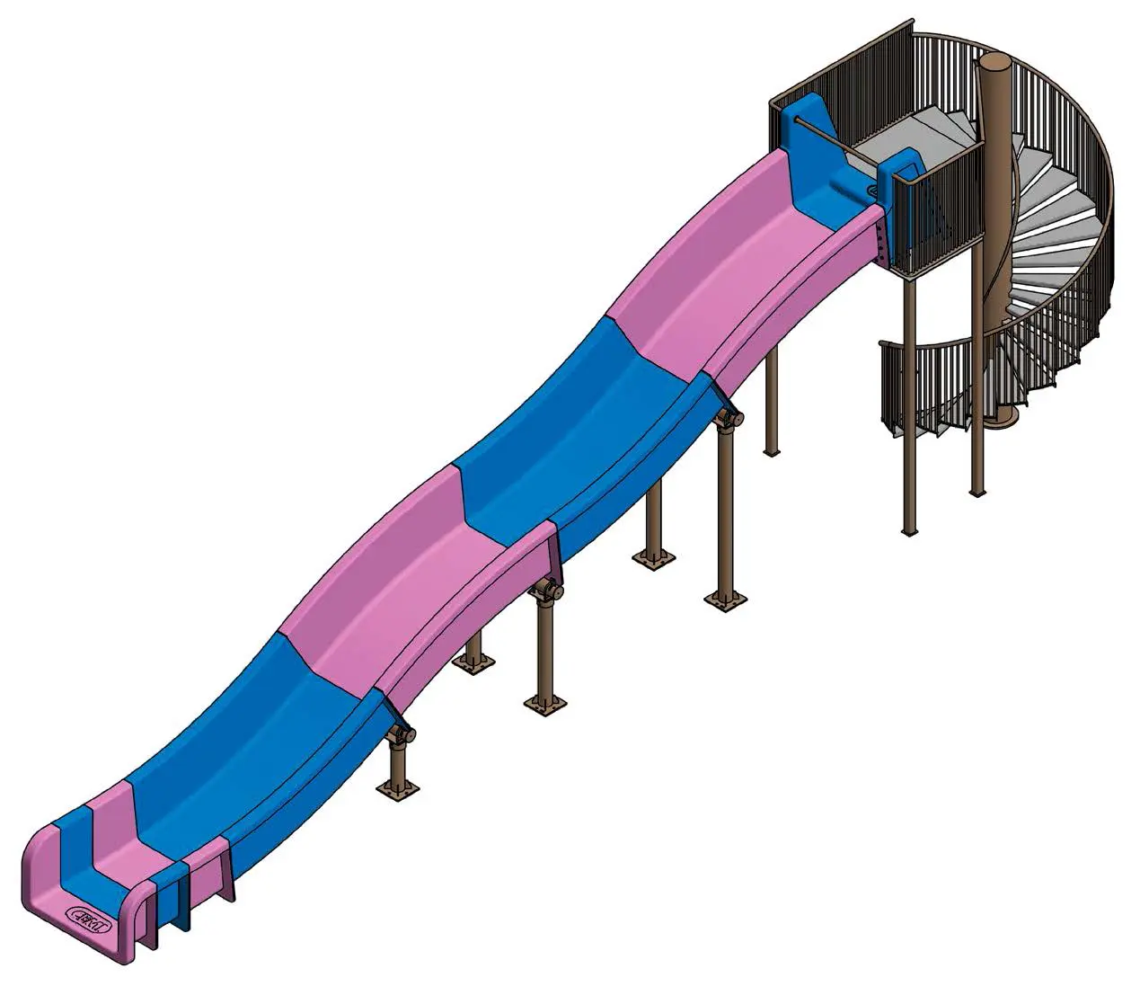 Long family slide
