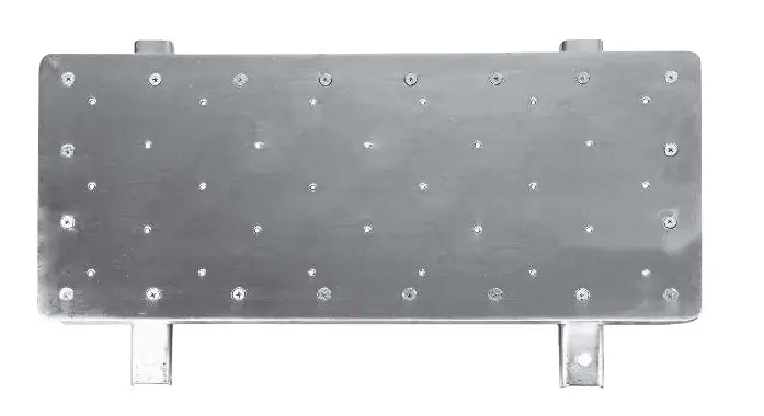 Removable air hydro massage plates for concrete