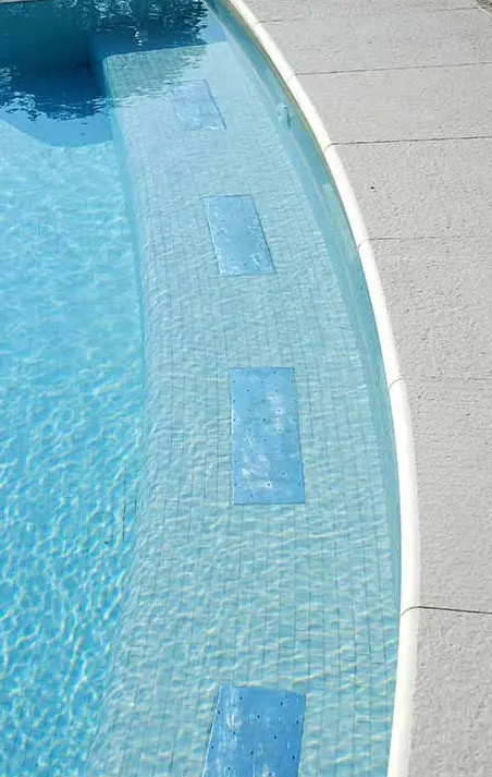 Rectangular air hydro massage plates for liner