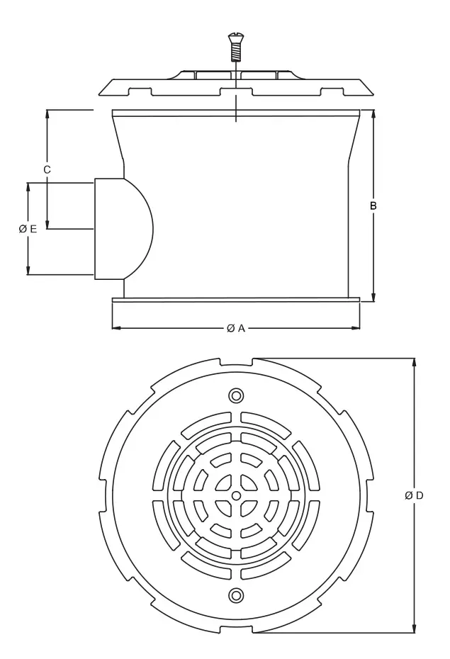 Round bottom wells - for concrete