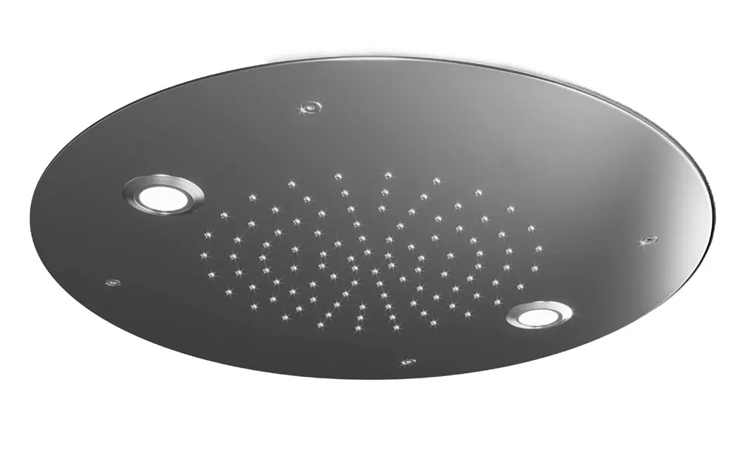 Rain shower technique rounded